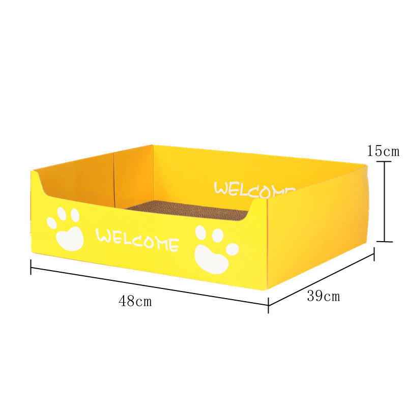 Mango ที่ลับเล็บแมว ที่นอนแมว โซฟาลับเล็บแมว กระดาษลับเล็บแมวสุดคิ้ว ที่ลับเล็บแมวขนาดใหญ่ ที่ขูดเล็บ ของเล่นแมว ที่ลับเล็บแมว