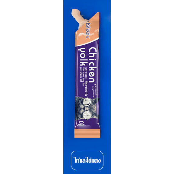 Mango ขนมเลียแมว 16g ขนมแมวเลีย cat snacks อาหารแมวเปียก อาหารเปียกแมว คละรสชาติ อร่อยมีคุณค่าทางโภชนาการ รสไก่และปลา บำรุงผม