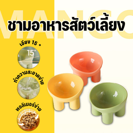 ชามอาหารแมว, ชามอาหารสัตว์เลี้ยง, ป้องกันมด, ชามอาหารสุนัข, เครื่องให้อาหารสัตว์เลี้ยง, เอียง 15 องศา, การป้องกันกระดูกสันหลัง, ชั้นวางอาหารแมว, ชามอาหารสัตว์เลี้ยง