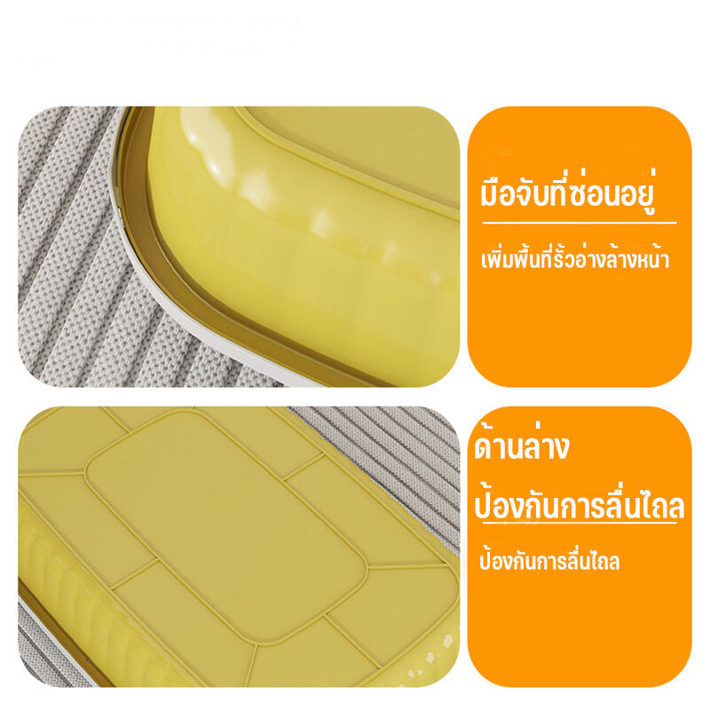 Mango ห้องน้ำแมว กระบะทรายแมว พื้นที่มากมาย รุ่นขอบสูงมีหลายสี ฟรีที่ตักทรายแมว COD