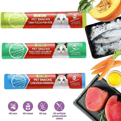  Mango ขนมเเมวเลีย 15g มีให้เลือก5รส cat snack stick 15g อาหารแมว cat ขนมแมวเลีย แมวเลีย อาหารแมวเลีย ขนมแมวเลีย