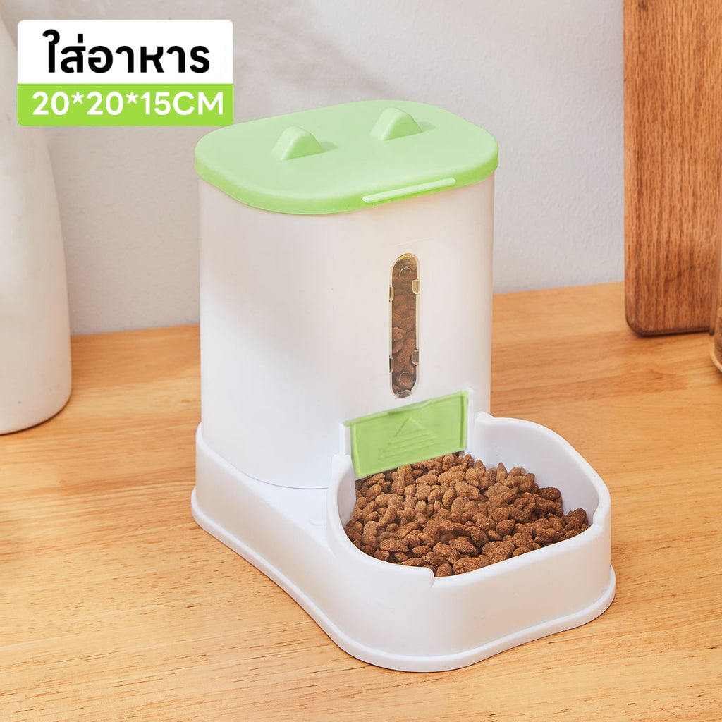 Mango ที่ให้อาหารแมวอัตโนมัติ เครื่องให้อาหารแมวอัตโนมัติ ที่ให้อาหารอัตโนมัติ เครื่องให้น้ำให้อาหารสุนัขอัตโนมัติขนาดใหญ่3.8L