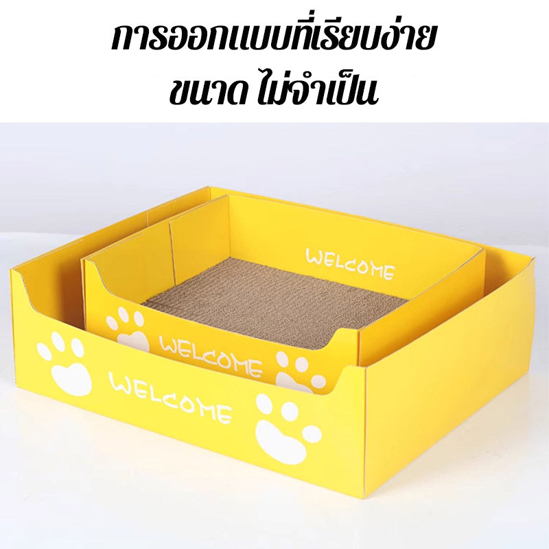 Mango ที่ลับเล็บแมว ที่นอนแมว โซฟาลับเล็บแมว กระดาษลับเล็บแมวสุดคิ้ว ที่ลับเล็บแมวขนาดใหญ่ ที่ขูดเล็บ ของเล่นแมว ที่ลับเล็บแมว