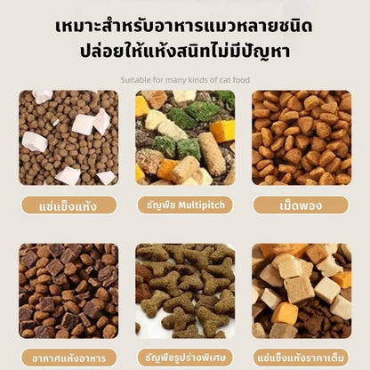 Mango ที่ให้อาหารแมวอัตโนมัติ ที่ให้อาหารสัตว์เลี้ยง ที่ให้น้ำสัตว์เลี้ยง ที่ให้อาหาร-น้ำอัตโนมัติ เกรดพรีเมี่ยม ถ้วยอาหารแมว
