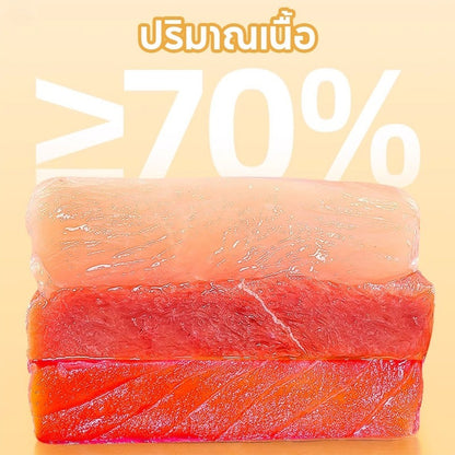 Mango 10 แถม 10🔥ขนมเเมวเลีย 16g ขนมแมว ขนมแมวเลีย แถบแมว 20ชิ้น*16g อาหารแมว cat snack stick อาหารเปียกแมว มี 5 รสชาติ