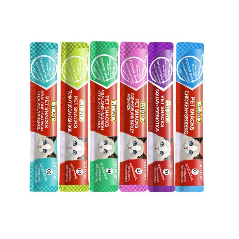 Mango 100PCS!! ขนมแมวนำเข้า ครีมแมวเลีย ขนมแมวเลีย สุดคุ้ม! ผมสว่าง สุขภาพ โภชนาการ cat snack stick 16g อาหารแมว