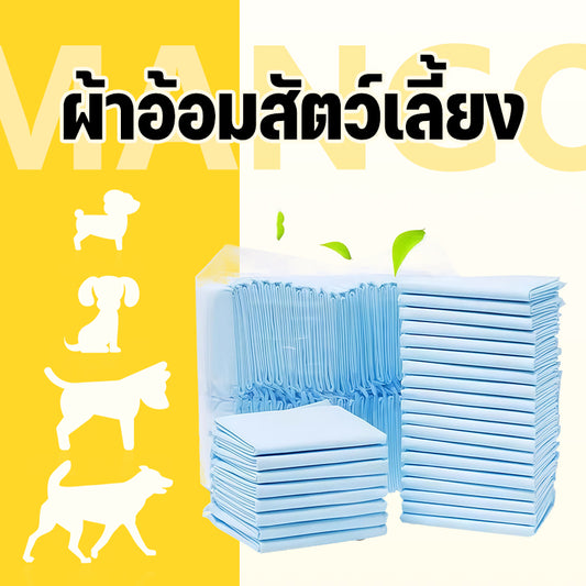 แผ่นรองฉี่สุนัข แผ่นรองฉี่น้องหมา น้องแมว ช่วยฝึกขับถ่ายสุนัขและสัตว์เลี้ยง บ๊อกด็อก และ จิจิโกะ ดูดซับกลิ่น