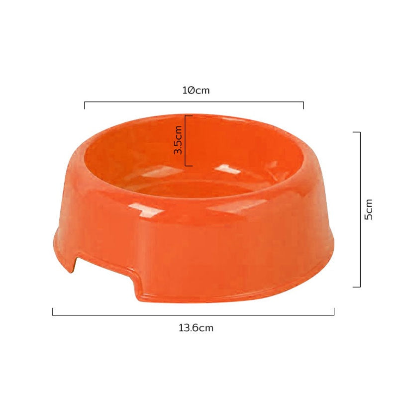 Mango [พร้อมส่ง] ชามอาหารหมา ชามข้าวแมว ชามอาหารสัตว์เลี้ยง ใส่อาหารสัตว์เลี้ยงขนาด13.7x4.5 cm