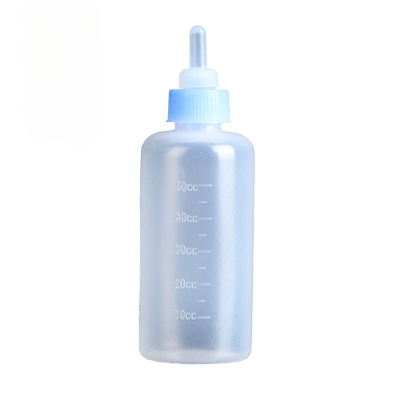 Mango [พร้อมส่ง] ขวดนมสัตว์เลี้ยง 60 มล ขวดนมสำหรับป้อนสุนัข & แมว จุกป้อนนมแมว ขวดนมสุนัข จุกนมกระรอก กันรั่วซึม กันฝุ่น COD