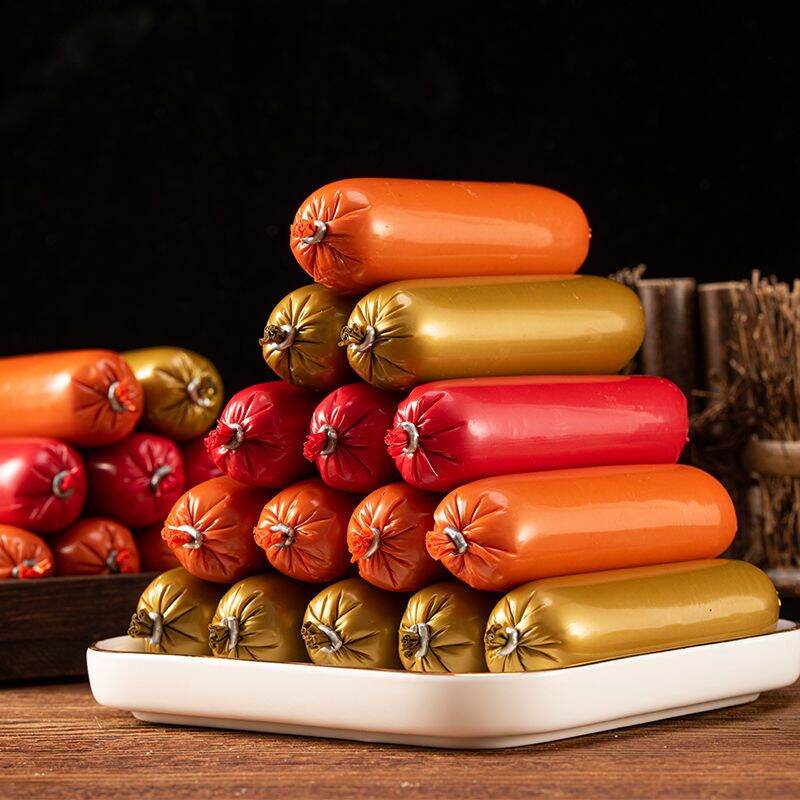 Mango ไส้กรอกแฮมสัตว์เลี้ยง น้ำหนัก 50 กรัม สุนัข อาหารว่าง แฮมดิบ อาหารแมว ขนมแมว ขนมสุนัขแปรรูปจากเนื้อ เป็ด ไก่ ปลา ไส้กรอกสุนัขแมวไส้กรอกสั