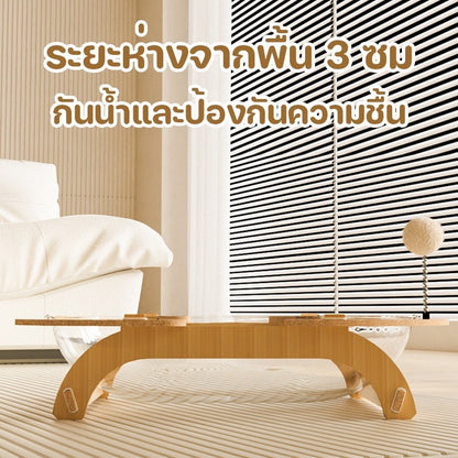 Mango ที่นอนแมว หลุมอวกาศแมว หลุมอวกาศ โปร่งใส อะคริลิก 61x41ซม นุ่มสบาย เฟอร์นิเจอร์แมว บ้านแมว