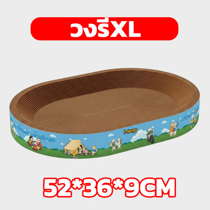 Mango ที่ลับเล็บแมวกระดาษลูกฟูก หลายสไตล์ โซฟาที่ลับเล็บแมว กระดาษลูกฟูก แบบ2ด้าน ที่ลับเล็บ คลายเครียด แบบแท่ง