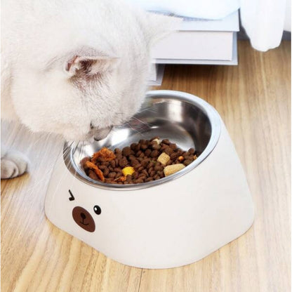 Mango 🥥COD🐾ชามอาหารสัตว์ ทรงเอียง ชามอาหารหมา ที่ใส่อาหารสัตว์เลี้ยง ชามสัตว์เลี้ยง อุปกรณ์ให้อาหารสัตว์ เอียง 15 องศา