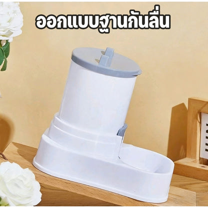 Mango ตัวป้อนสัตว์เลี้ยงอัตโนมัติ ที่ให้อาหารอัตโนมัติ น้ำพุแมว ที่ให้อาหารแมวอัตโนมัติ สุนัข ชามข้าว ให้อาหารหม้อป้อนน้ำ ทำความสะอาดง่าย