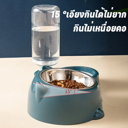 ชามสัตว์เลี้ยง, ชามอาหารสุนัข, ชามอาหาร 2 หลุมพร้อมน้ำ, ชามอาหารแมว, ชามอาหารแมว, ชามอาหารสัตว์เลี้ยง