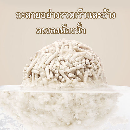Mango ทรายแมวเต้าหู้ 6L ทรายแมว ทรายแมวผสม ทรายแมวเต้าหู้ รายเต้าหู้แมว ผลิตจากกากถั่วเหลืองธรรมชาติรสชาติ