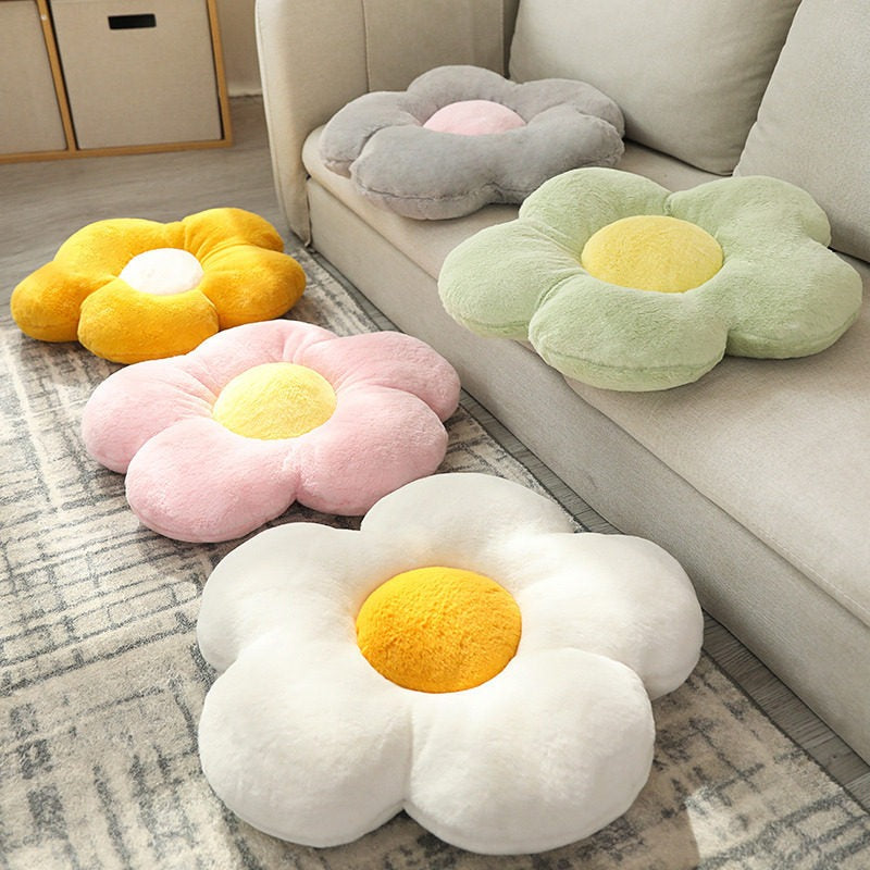 Mango เบาะรองนอนสัตว์เลี้ยงดอกเดซี่ ที่นอนแมว ที่นอนสัตว์เลี้ยง เตียงแมว เบาะสัตว์เลี้ยง นุ่มสบาย ด้านล่างมีกันลื่น