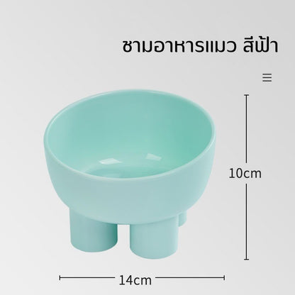 Mango ชามกันมด ชามอาหารแมว ชามอาหารสัตว์เลี้ยง ทรงเฉียง ชามอาหารสุนัข ที่วางอาหารสัตว์เลี้ยง เครื่องให้อาหารสัตว์เลี้ยง