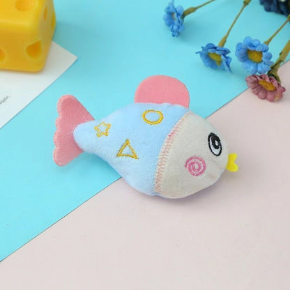 Mango ตุ๊กตาปลา แคทนิป ของเล่นแมว ของเล่นเเมว ของเล่น แมว ตุ๊กตาแคทนิป ปลาสอดไส้แคทนิป แคทนิป แมว ทำให้แมวรักมันมากยิ่งขึ้น