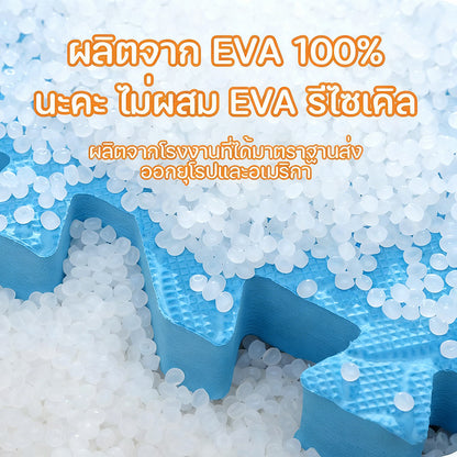 【พร้อมส่ง】แผ่นโฟมปูพื้นให้สุนัข แผ่นรองสัตว์เลี้ยงกันกระแทก แผ่นกันลื่นสุนัข ความหนา2ซม มีขอบปิดให้ 2 แผ่น EVA 30×30 60×60