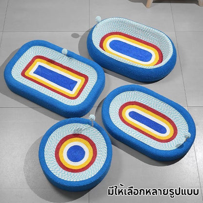 Mango รังแมว กระดานเกาแมว แท่งแกล้งแมว 3-IN-1 ตะไบเล็บแมว รังนอนหลับลึก ทนต่อการสึกหรอ ของเล่นแมว ไซส์ใหญ่