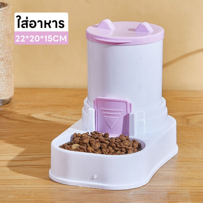 Mango ที่ให้อาหารแมวอัตโนมัติ เครื่องให้อาหารแมวอัตโนมัติ ที่ให้อาหารอัตโนมัติ เครื่องให้น้ำให้อาหารสุนัขอัตโนมัติขนาดใหญ่3.8L