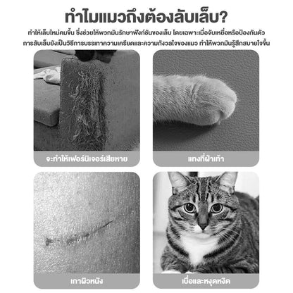 Mango ที่ลับเล็บแมว 2 in 1 ที่ฝนเล็บแมว ที่ฝนเล็บแมวลูกบอล กระดานลับเล็บแมว แผ่นข่วน ของเล่นแมว ป่านศรนารายณ์ธรรมชาติ