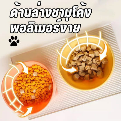 ชามอาหารแมว, ชามอาหารสัตว์เลี้ยง, ป้องกันมด, ชามอาหารสุนัข, เครื่องให้อาหารสัตว์เลี้ยง, เอียง 15 องศา, การป้องกันกระดูกสันหลัง, ชั้นวางอาหารแมว, ชามอาหารสัตว์เลี้ยง
