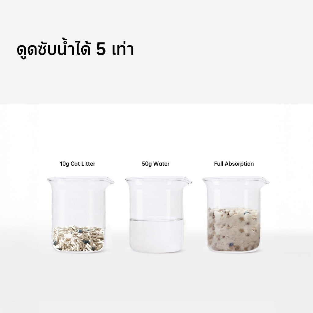 Mango MZทรายแมวเต้าหู้ 6L (4ถุง) ทรายแมวคุณภาพดี ออร์แกนิค100% จับตัวเป็นก้อนไว ราคาถูก ทรายเต้าหู้ Cat Litter