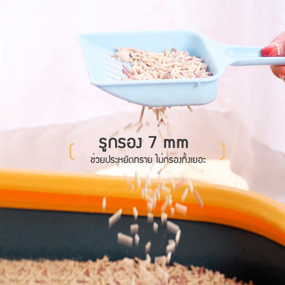 Mango ช้อนตักทรายแมว ที่ตักทรายแมว ที่กรองทำความสะอาดทรายน้องแมว ขนาด 8.8x19.8x2.5cm ป้องกันความชื้น เบา Cat Litter Scoop