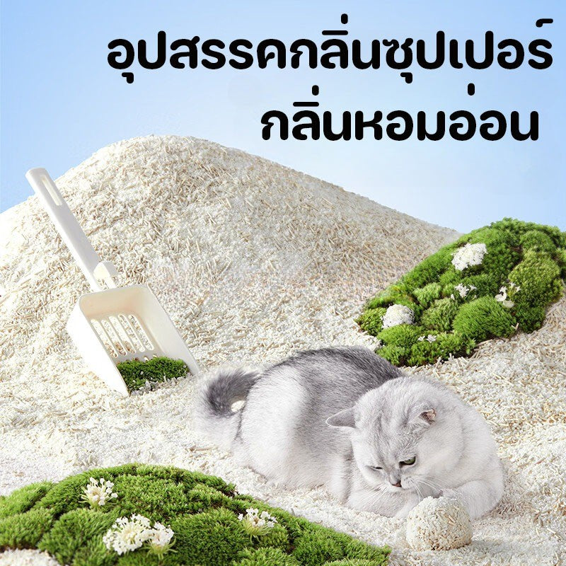 Mango รับฟรีพลั่ว🔥ทรายเต้าหู้ ออร์แกนิค100% ผลิตจากกากถั่วเหลืองธรรมชาติ ทรายแมว Cat Litter ทรายแมวเต้าหู้ (12 ลิตร)