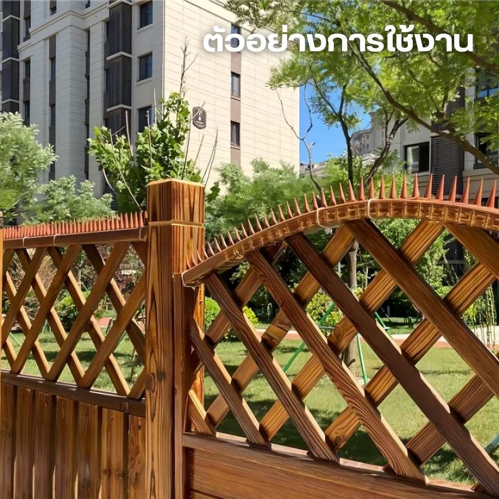 Mango หนามป้องกันไล่นก อุปกรณ์ป้องกันนก ป้องกันนกเกาะ ป้องกันนกมาทำรัง วิธีกำจัดนกได้ผลจริง ทนทาน แผงหนามกันนก ตัดได้ 45cm