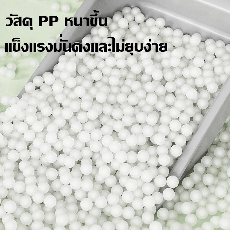 【ฟรีที่ตักทรายแมว】ห้องน้ำแมว 2-in-1 แบบปิด กระบะทรายแมวขนาดใหญ่ เพิ่มพื้นที่ ป้องกันกลิ่น ป้องกันการกระเซ็น กระบะทราย