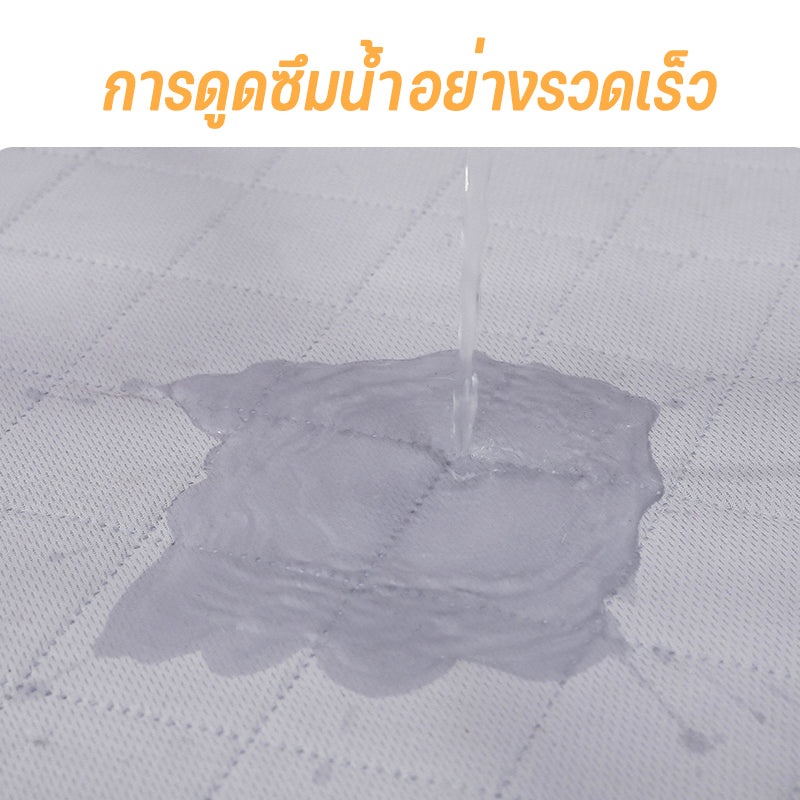 แผ่นรองฉี่หมา แผ่นรองฉี่สุนัข4ชั้น แบบซักได้ดูดซับน้ำแผ่นรองฉี่ แผ่นรองฉี่สุนัขแบบซักได้ สามารถใช้ซ้ำได้ กระดาษรองฉี่