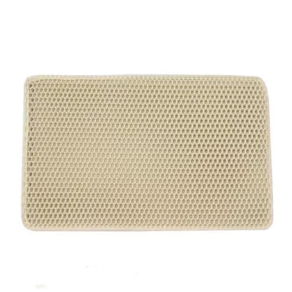 Mango แผ่นดักทรายแมว แผ่นรองทรายแมว Cat Litter Mat ซักได้ค่ะ ที่ดักทรายแมว รุ่นอัพเกรดของแผ่นครอกแมวสองชั้น 2 สีและขนาดให้เลือก ที่ดักทรายแมว
