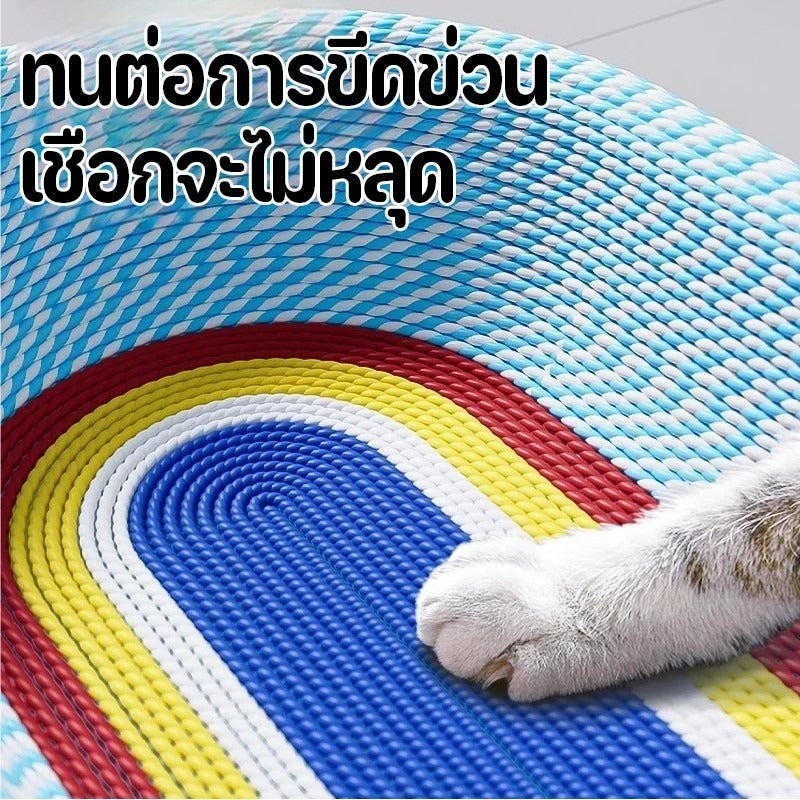 Mango รังแมว กระดานเกาแมว แท่งแกล้งแมว 3-IN-1 ตะไบเล็บแมว รังนอนหลับลึก ทนต่อการสึกหรอ ของเล่นแมว ไซส์ใหญ่