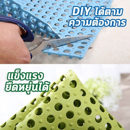 Mango แผ่นจิ๊กซอว์ปูกรง รองกรงสัตว์เลี้ยง สามารถกันลื่นได้ พรมดักทรายแมว แผ่นรองกรงสัตว์เลี้ยง แผ่นรองก้นกรงสัตว์เลี้ยง 30x30cm DIY