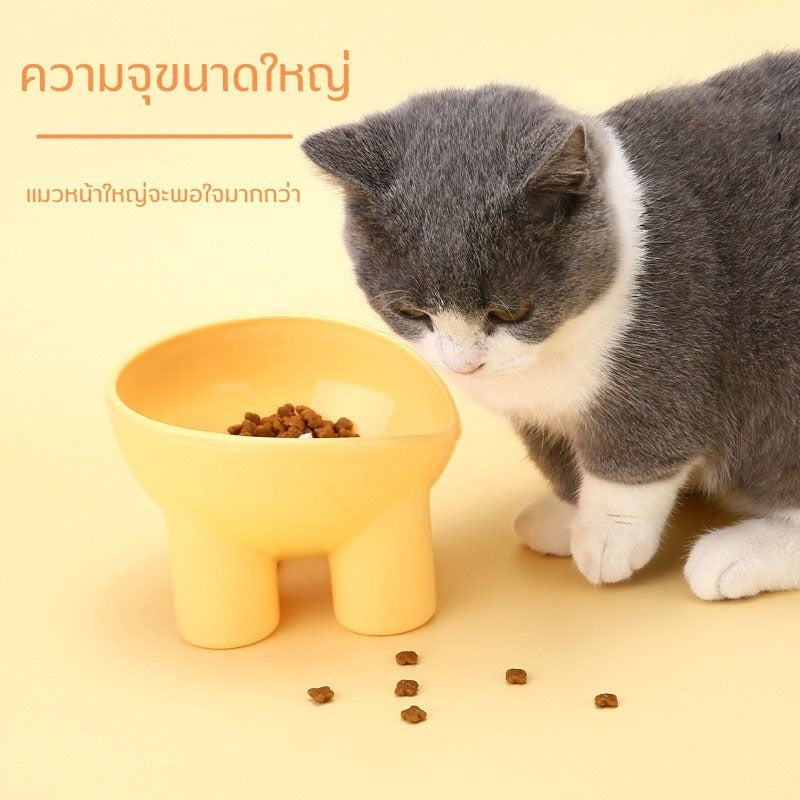 Mango ชามกันมด ชามอาหารแมว ชามอาหารสัตว์เลี้ยง ทรงเฉียง ชามอาหารสุนัข ที่วางอาหารสัตว์เลี้ยง เครื่องให้อาหารสัตว์เลี้ยง