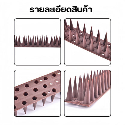 Mango หนามป้องกันไล่นก อุปกรณ์ป้องกันนก ป้องกันนกเกาะ ป้องกันนกมาทำรัง วิธีกำจัดนกได้ผลจริง ทนทาน แผงหนามกันนก ตัดได้ 45cm