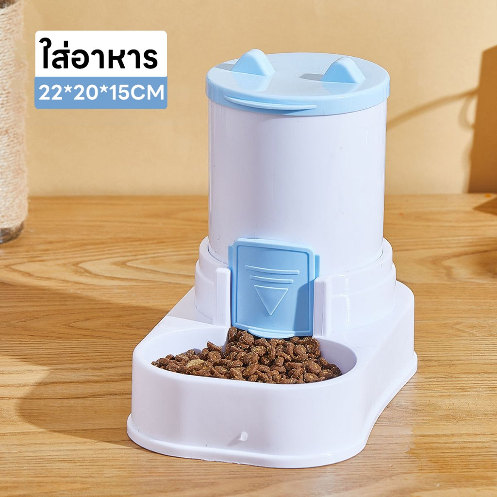 Mango ที่ให้อาหารแมวอัตโนมัติ เครื่องให้อาหารแมวอัตโนมัติ ที่ให้อาหารอัตโนมัติ เครื่องให้น้ำให้อาหารสุนัขอัตโนมัติขนาดใหญ่3.8L
