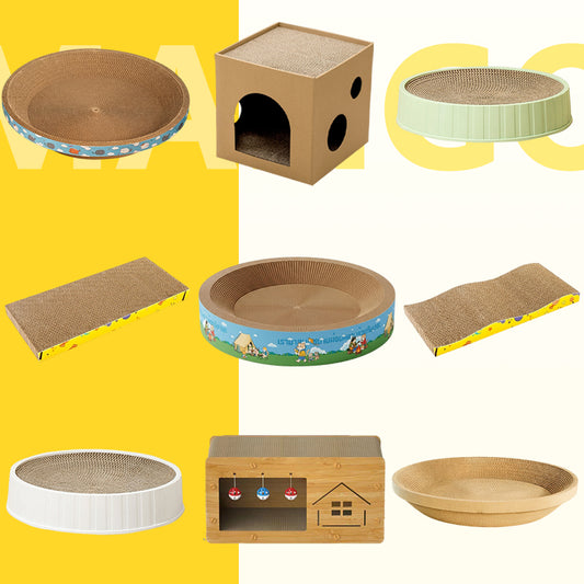 Mango ที่ลับเล็บแมวกระดาษลูกฟูก หลายสไตล์ โซฟาที่ลับเล็บแมว กระดาษลูกฟูก แบบ2ด้าน ที่ลับเล็บ คลายเครียด แบบแท่ง