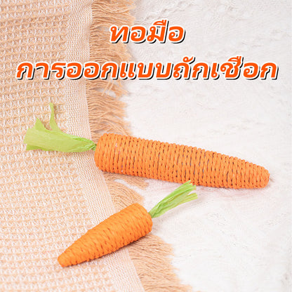 Mango ของเล่นแมวกัด รูปแครอท ไม้แมวเมา ไม้แมวเมา ไม้ขัดฟัน ไม้ขัดฟันแมว ของเล่นแมว มีเสียง ี แมว ของเล่นสัตว์เลี้ยง