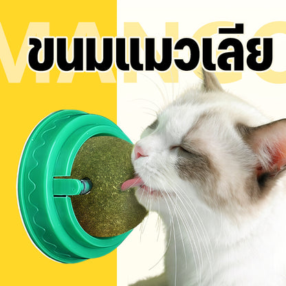 Mango กัญชาแมว😸หญ้าแมว กันชาแมว กัญชาเเมว แคทนิปแมว catnip ball กันชาแมวส่งฟรี กัชชาแมว กันชาแมวเลีย แคทนิปบอล ติดกำแพง