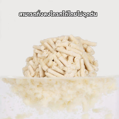Mango MZทรายแมว 6L ทรายเต้าหู้100% ออร์แกนิค ผลิตจากกากถั่วเหลืองธรรมชาติ ทิ้งลงชักโครกได้ ทรายแมวเต้าหู้ TOFU Cat Litter