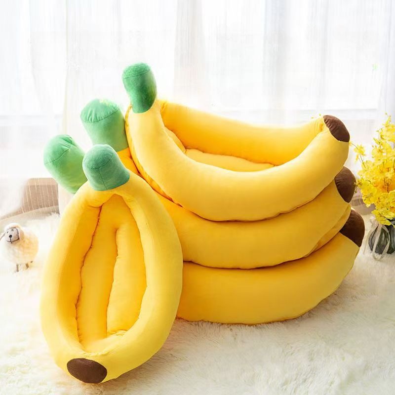 Mango พร้อมส่ง ที่นอนสุนัข ที่นอนแมว ที่นอนกล้วย ที่นอนสัตว์เลี้ยง สุนัข หมา แมว เบาะแมว เบาะหมา เบาะกล้วย ซักทําความสะอาดได้