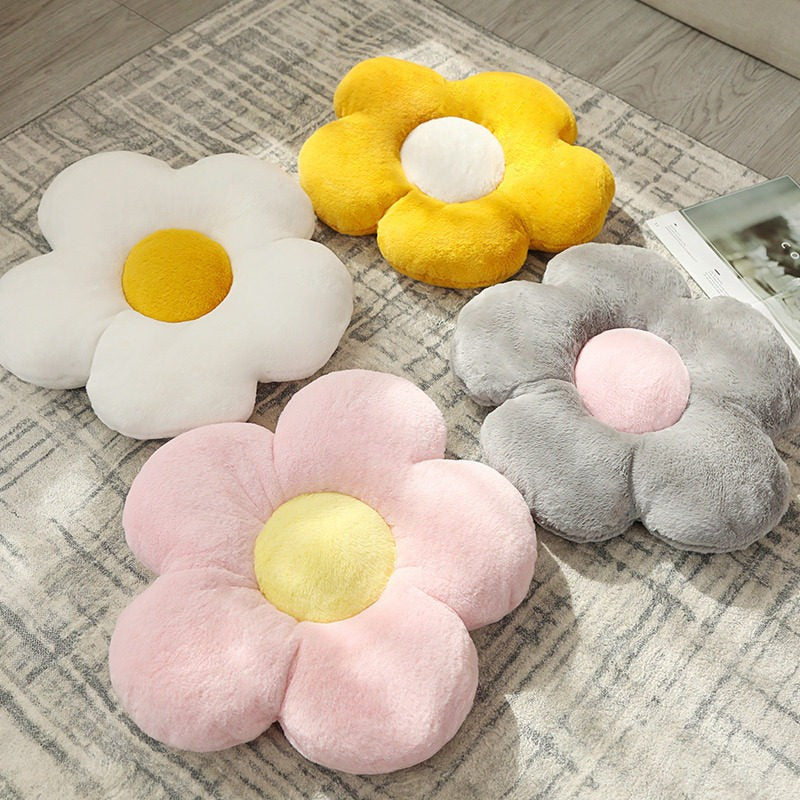 Mango เบาะรองนอนสัตว์เลี้ยงดอกเดซี่ ที่นอนแมว ที่นอนสัตว์เลี้ยง เตียงแมว เบาะสัตว์เลี้ยง นุ่มสบาย ด้านล่างมีกันลื่น